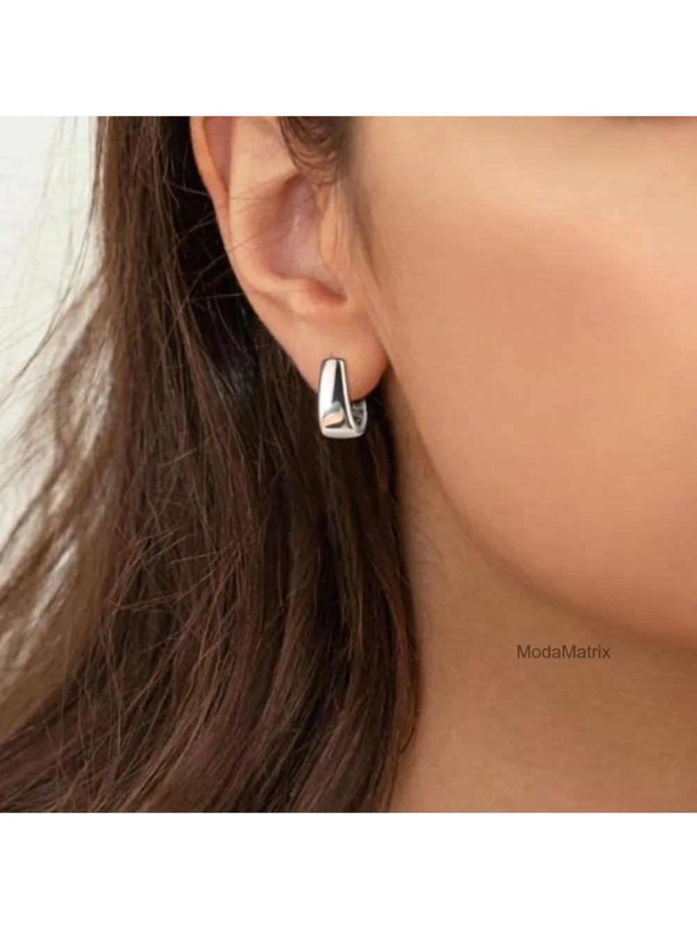 14K Gold Plated Small Huggie Hoop Earrings Silver Hypoallergenic